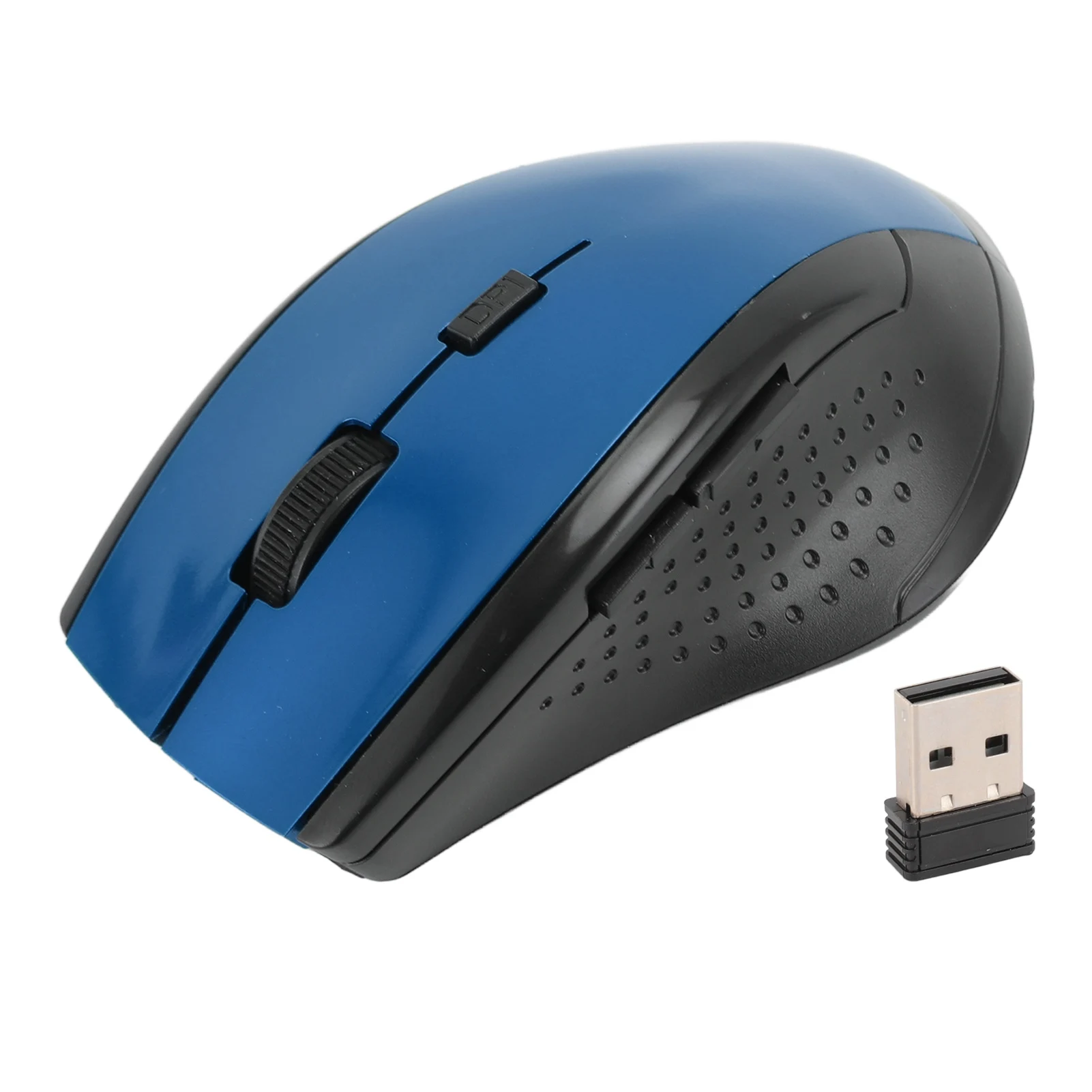 Mouse Semi Fio 2.4g (azul) com receptor USB, mouse óptico compacto de alta precisão
