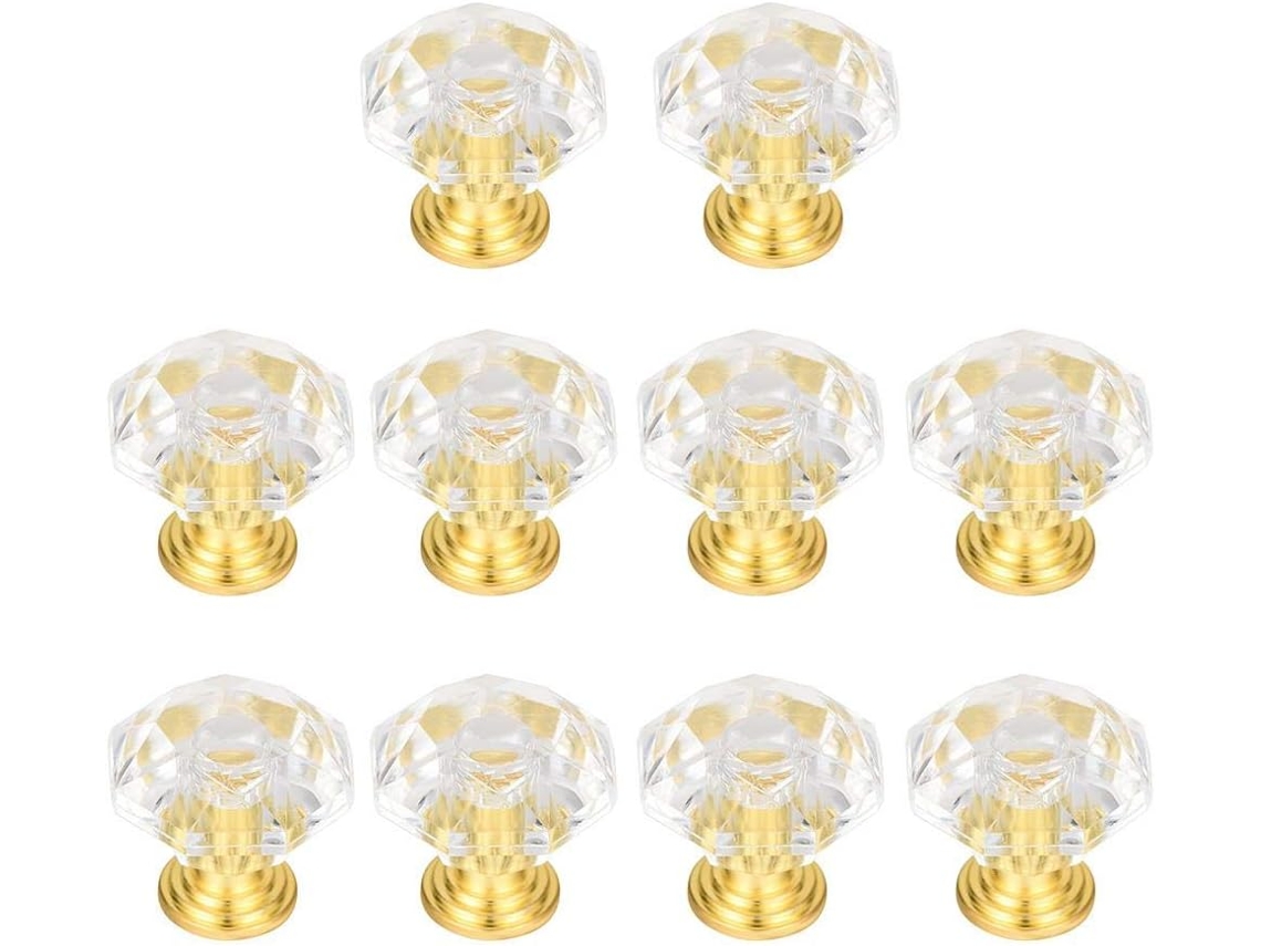 Puxadores De Porta, Maçanetas De Vidro Cristal 24mm, Puxador De Porta, Puxador De Acrílico Para Cômoda, Puxadores Para