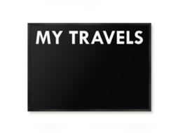 Magnetic Board For Wall My Travels For The Bedroom Espelharte (70x50 Cm)