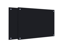 Kitchen Backsplash, Kitchen Backsplashes Vidaxl Preto Vidro (70 X 50 X 0.6 Cm)