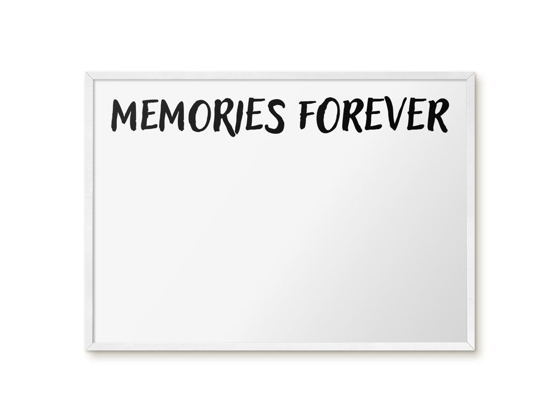 Magnetic Board Memories Forever For The Living Room Espelharte (70x50 Cm)