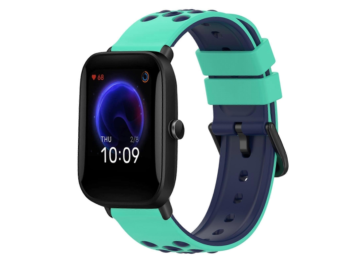 Pulseira De Silicone Bicolor De 20 Mm Para Amazfit Pop