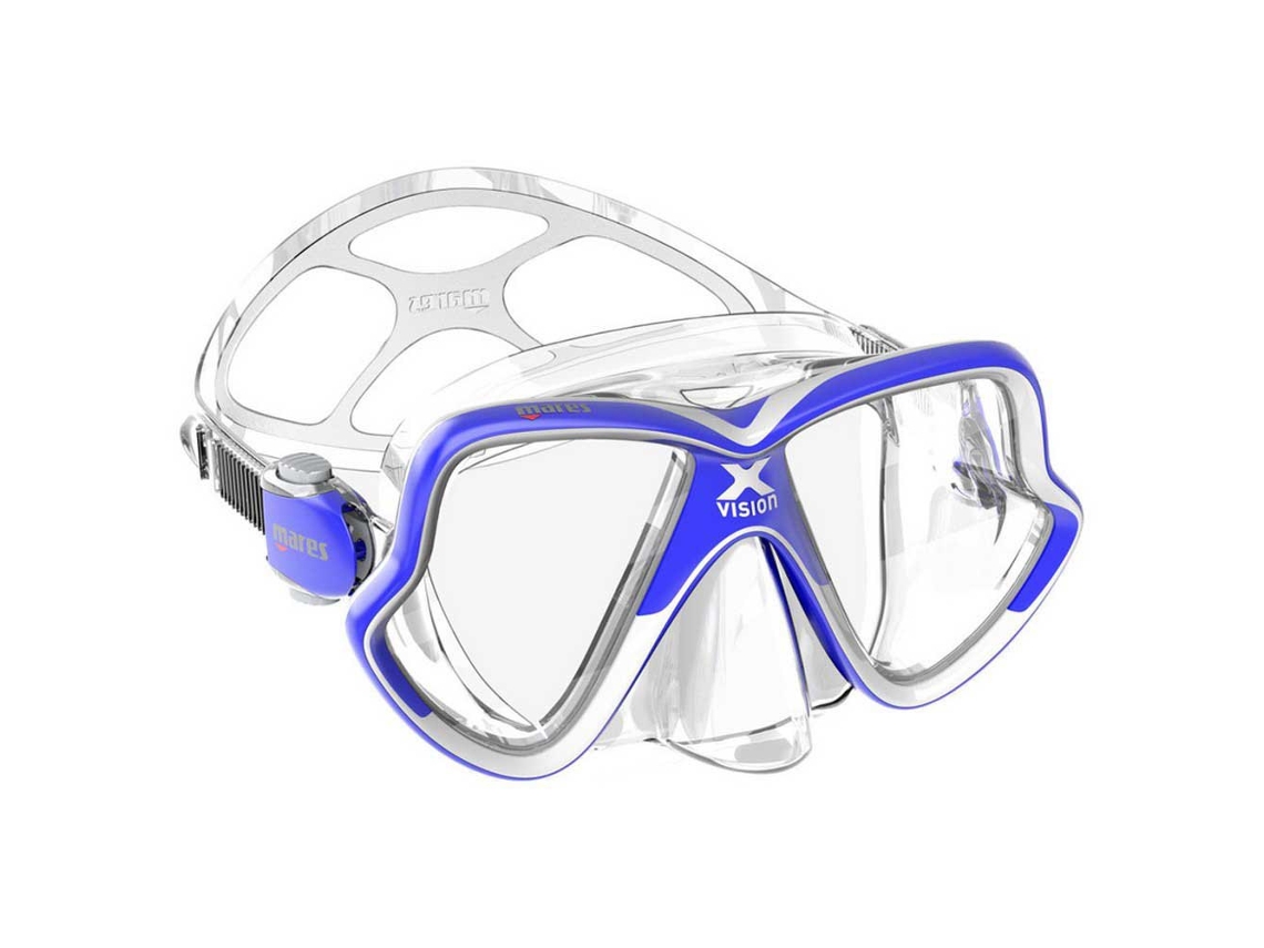 Máscara X-Vision Mid 2.2 Transparente Azulmares