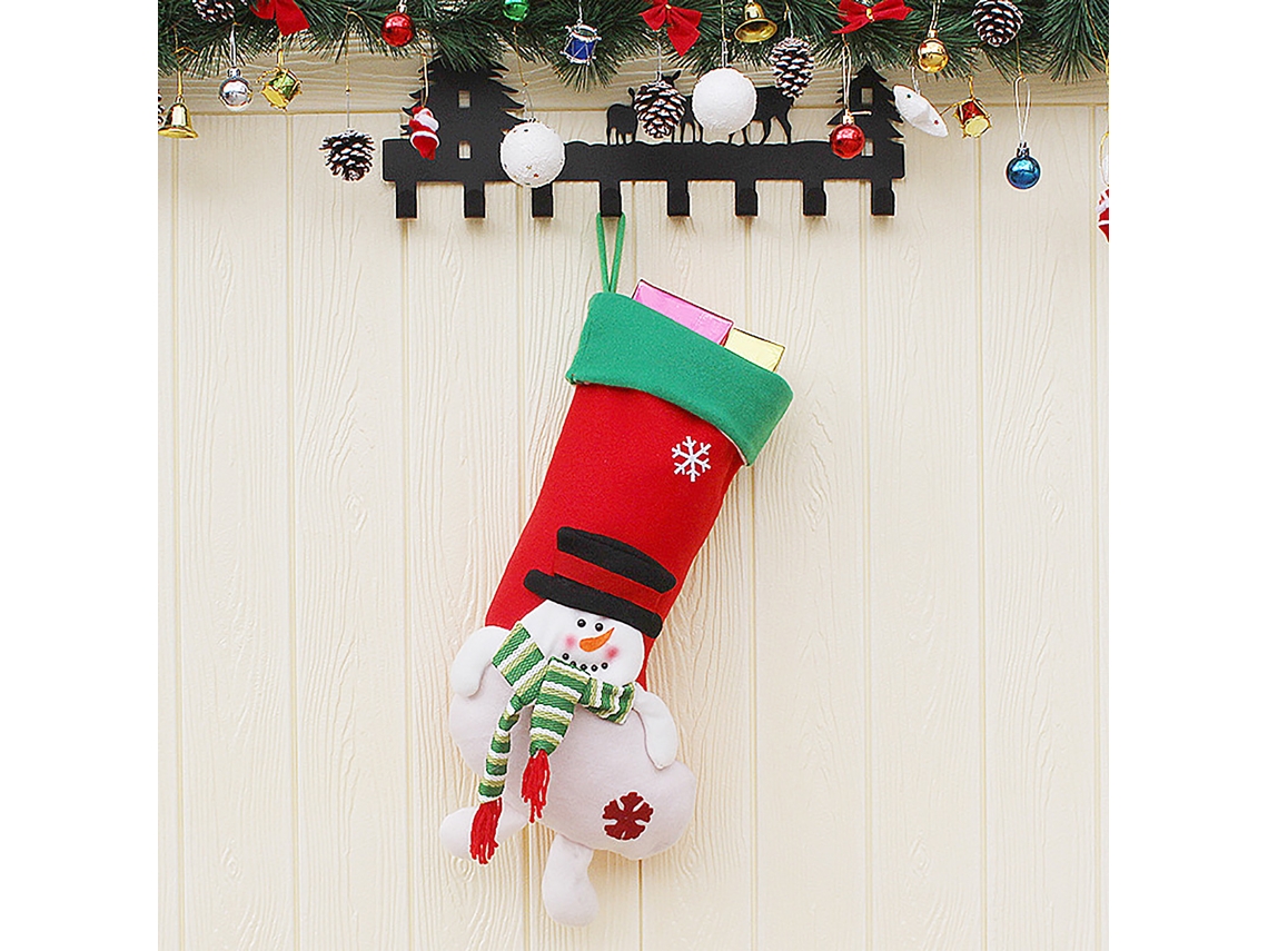 Laxiscreed Acessórios Natalícios Com Boneco De Neve, Pai Natal E Meias De Natal Para Decorar A Sua Casa Nesta Época