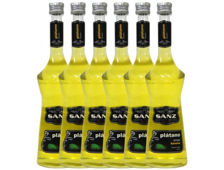 Licor J. BORRAJO Schnapp J. Borrajo Sanz Jarabe Plátano (0.7 L - 6 unidades)