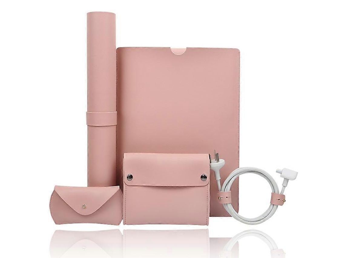 Soyan Para Macbook 5 Em 1 De 13,3 Polegadas, Capa De Pvc Com Suporte Para Cabos Adaptador De Energia Mouse Aquaforge