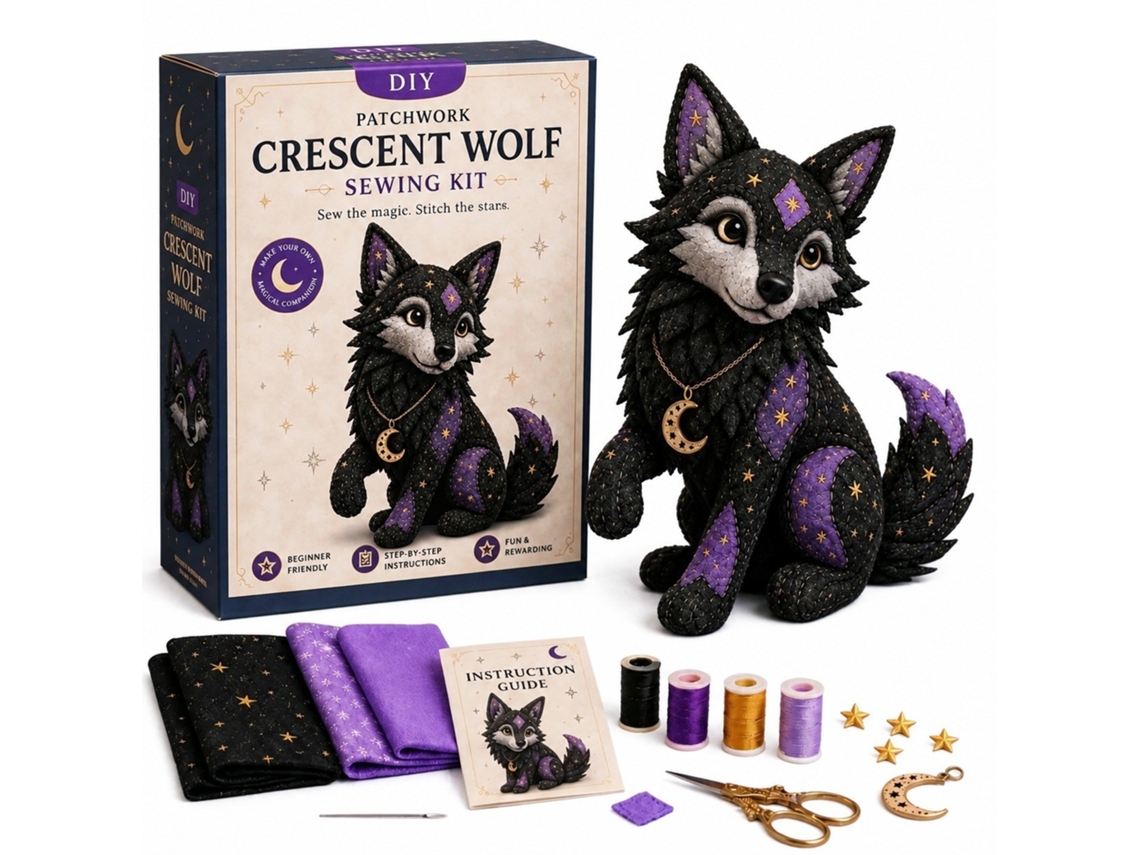 Kit De Costura E Patchwork (lobo Mágico)