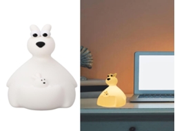 Lurelia Abajur Infantil com Silicone Macio, Recarregável via USB, Sensor de Toque e Brilho Ajustável para Bebês e Crianças, com Luz Suave