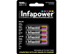 Pilhas INFAPOWER AAA 1000mAh