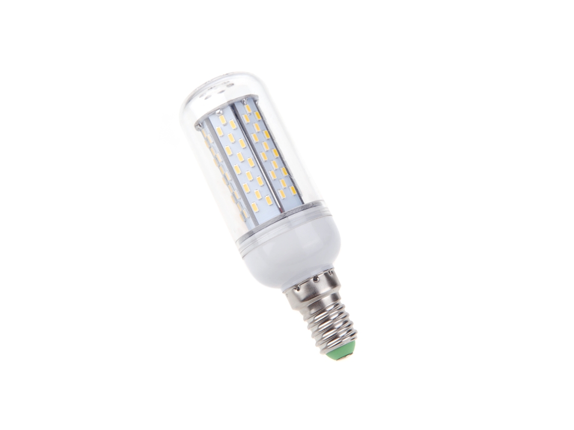 Lâmpada Led Milho E14 7w 120 Leds 360° Branco Quente 85 265v Econômica
