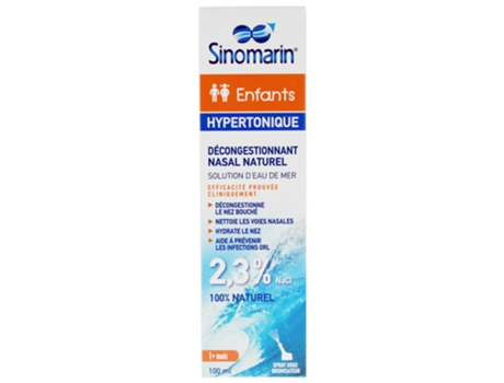 SINOMARIN Solução de água do mar para bebés e crianças 100 ml