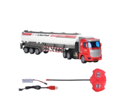 Ats camión Remolque Rc em Escala 1:48 com Movimento Total Camión Cisterna de Óleo para Crianças