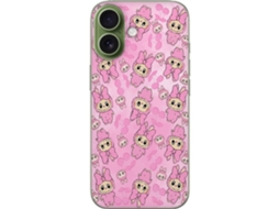 Capa Para Celular Compatível Com Apple Iphone 17. Estampa Com Pequenas Figuras Rosa, Laços E Cerejas Em Um Estilo Lúdico Para Crianças E Estética Kawa