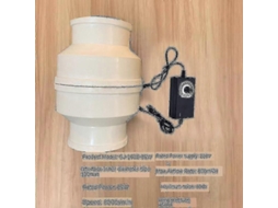 Nova Line ventilador Silencioso Inline 100mm 220v para Banheiro Cozinha Casa Zartsen Ce Rohs