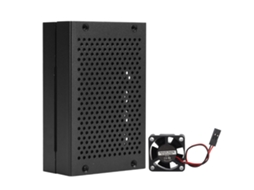 Capa Protectora de Alumínio para Raspberry Pi 4 Preto 2 Unidades