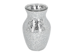 Vaso Mosaico Vidro Brilhante Estiloso Decoração