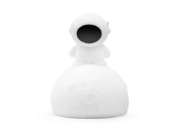 Luz Noturna De Astronauta Júnior Material De Silicone Macio 8 Cores Suaves Sem Fio Controle Fácil Portátil Branco Bestvite