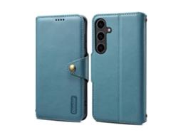 Capa De Celular Denior Em Couro Texturizado Estilo Carteira Para Samsung Galaxy S24 5g