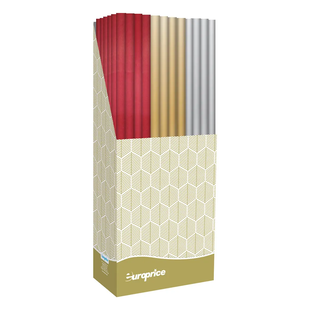 Rolo de Papel EUROPRICE Gold Liso (Cor SORTIDA - 70 x 600 cm)