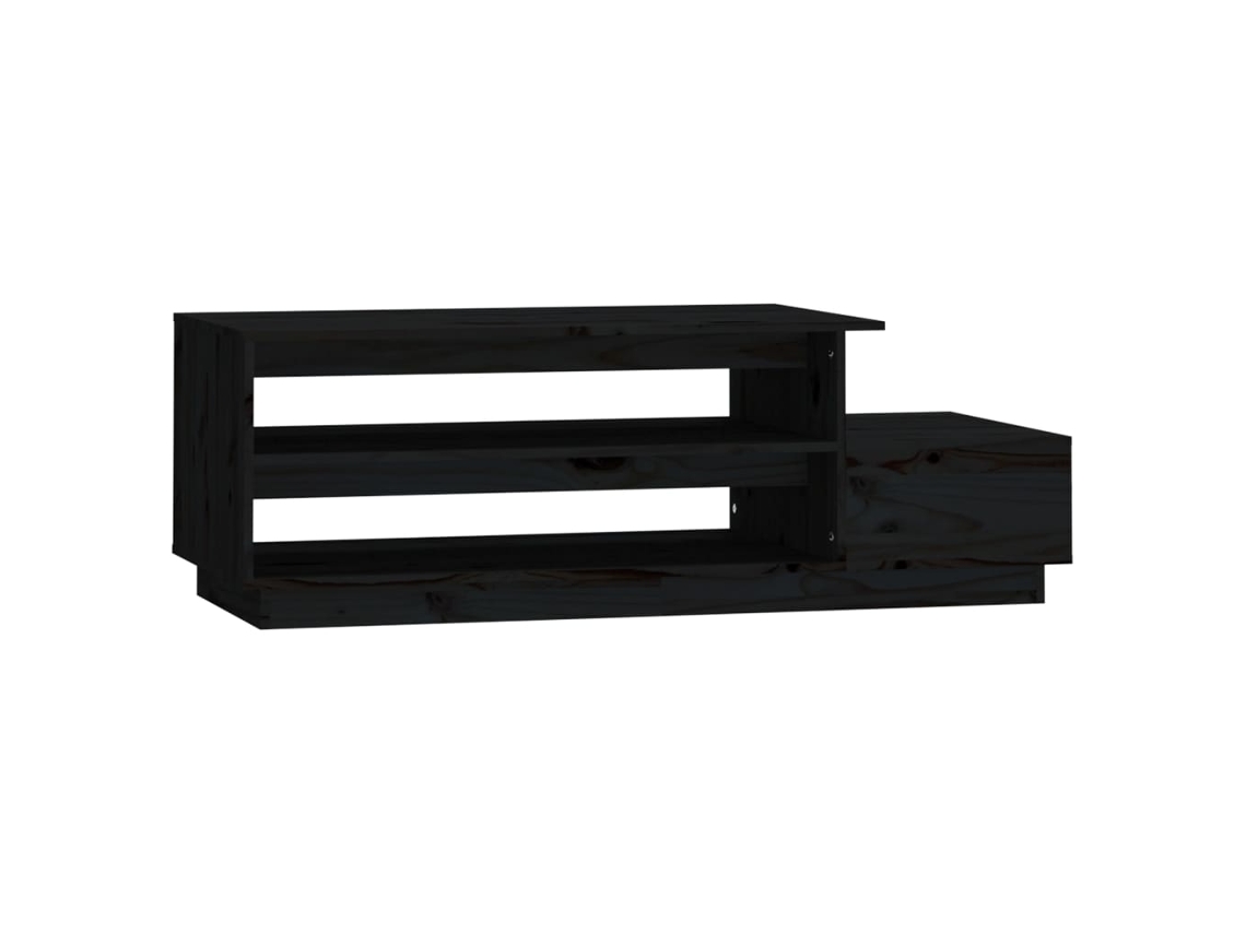 Coffee Table, Coffee Tables Vidaxl Preto Madeira De Pinho (n/a)