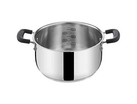 Panela LAGOSTINA Fonda Prática 20 Cm Aço Inox 18/10 Cabos de Silicone