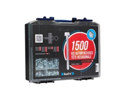 Caixa com 1500 Parafusos Autoperfurantes e Arruelas Sextavadas Cof005-Tht SCELL-IT