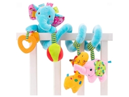 Carrinho De Bebê Pendurado Berço Ornamento Pequeno Animal Forma Espiral Dos Desenhos Animados Brinquedo De Pelúcia Yunzii