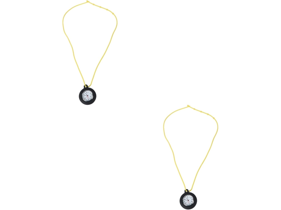 Conjunto 2 Pingente Relógio Bolso Crachá GOKOCO