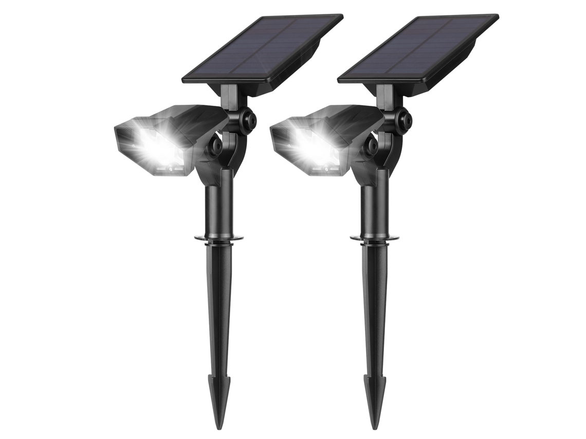 Luzes solares de jardim com holofotes à prova d'água 5 LEDs