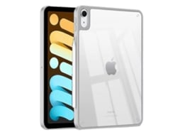 Capa para iPad Mini (2021) TPU Acrílico PC Fosco À Prova de Choque Cinza Hengrongshen (2024)
