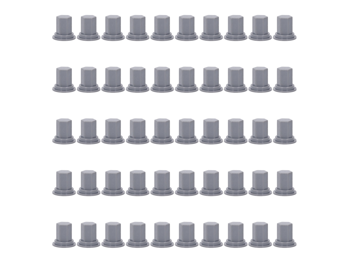 Tampas de Parafuso Hexagonal Silicone À Prova D'água 40mm M16 YURU 50 peças