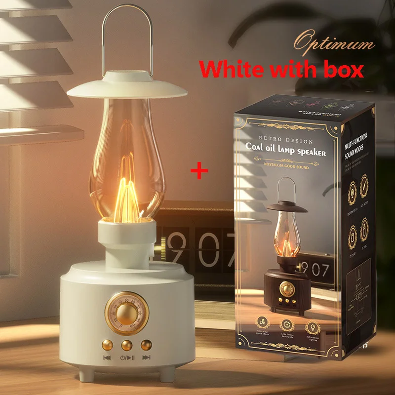 Rádio FM Alto Falante Bluetooth com Luz Ambiente Reprodutor de Música com Cartão Tf e Entrada Aux MDUG