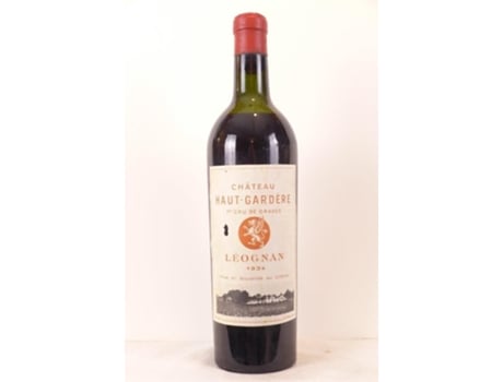 Vinho Tinto CHÂTEAU HAUT-GARDÈRE 1934 (75 cl - 1 unidade)