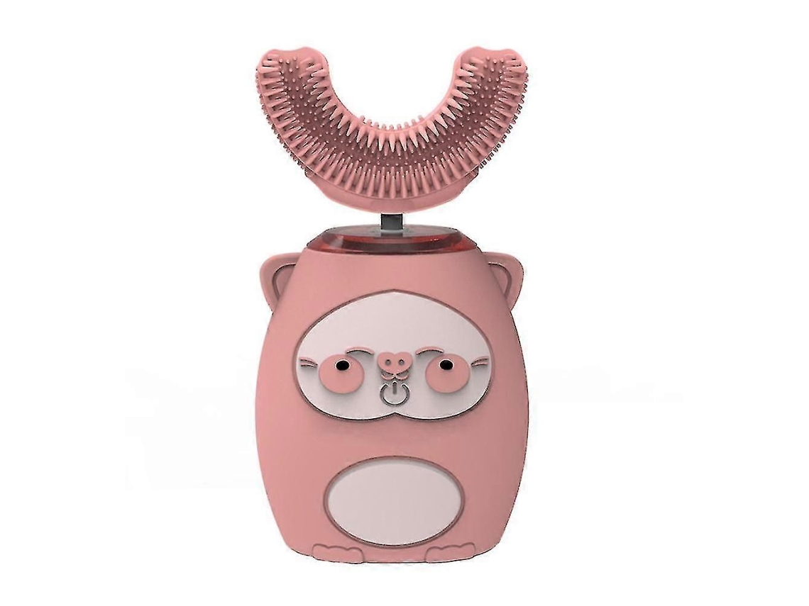 Escova De Dentes Elétrica Em Formato De U Yougangkids Com Limpeza 360°, 3 Modos E 2 Luzes Led Uv.