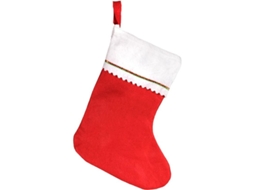 Calcinhas de Natal em Feltro, Vermelho, Pacote com 12 S/MARCA