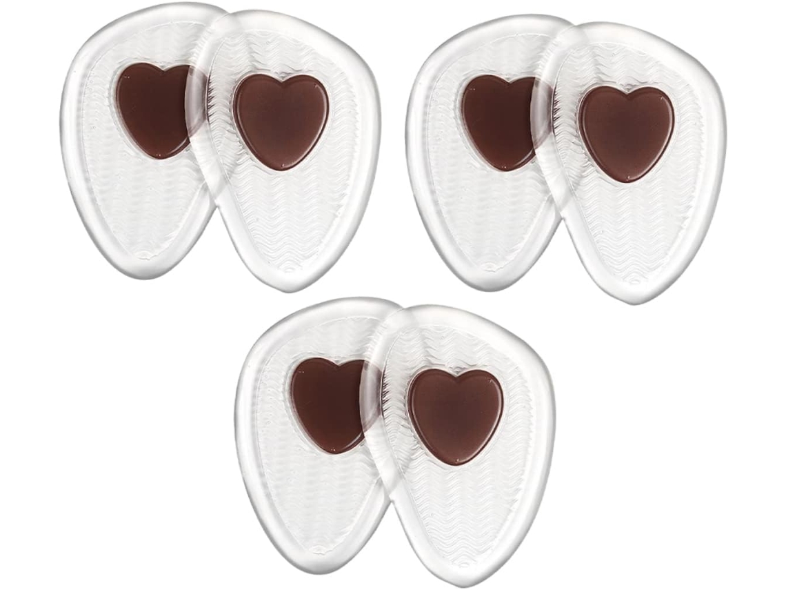 3 Pares De Protetores Metatarsais Para Sapatos, Palmilhas Para A Parte Frontal Do Pé, Almofadas Para Os Pés, Palmilhas