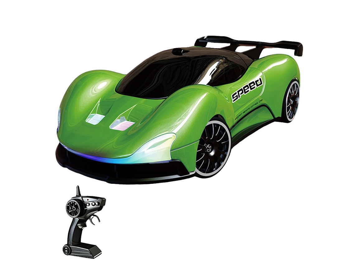 Laranja Y8806 y8809 1/20 2.4g 4ch 4wd Rc Carro com Iluminação Iridescente, Comando, Modelo de Drift, Pronto a Usar MDUG