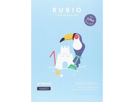 Livro Rubio Vacacións 1ºprimaria (Galego)