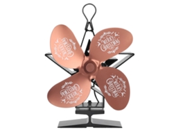 Ventilador de Fogão 4 Lâminas a Calor Silenciosa Resistente a Altas Temperaturas | S/MARCA