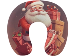 Almofada U com Estampa Papai Noel | S/MARCA