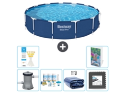 Bestway Piscina Bestway Steel Pro Redonda - 396x84 Cm - 7-peças S233