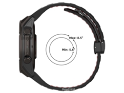 Pulseira Bicolor para Garmin Fenix 8, Enduro 3, Fenix e Fecho Dobrável CHABERLU