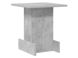 Mesa de Apoio Cinzento com Madeira Processada MAISON EXCLUSIVE (35,5x35x40 cm)