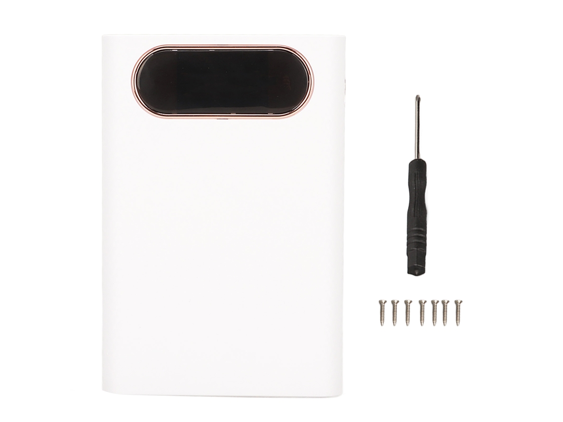 Caixa Diy de Plástico LAXISCREED para Bateria 21700 4 Seções 22.5w