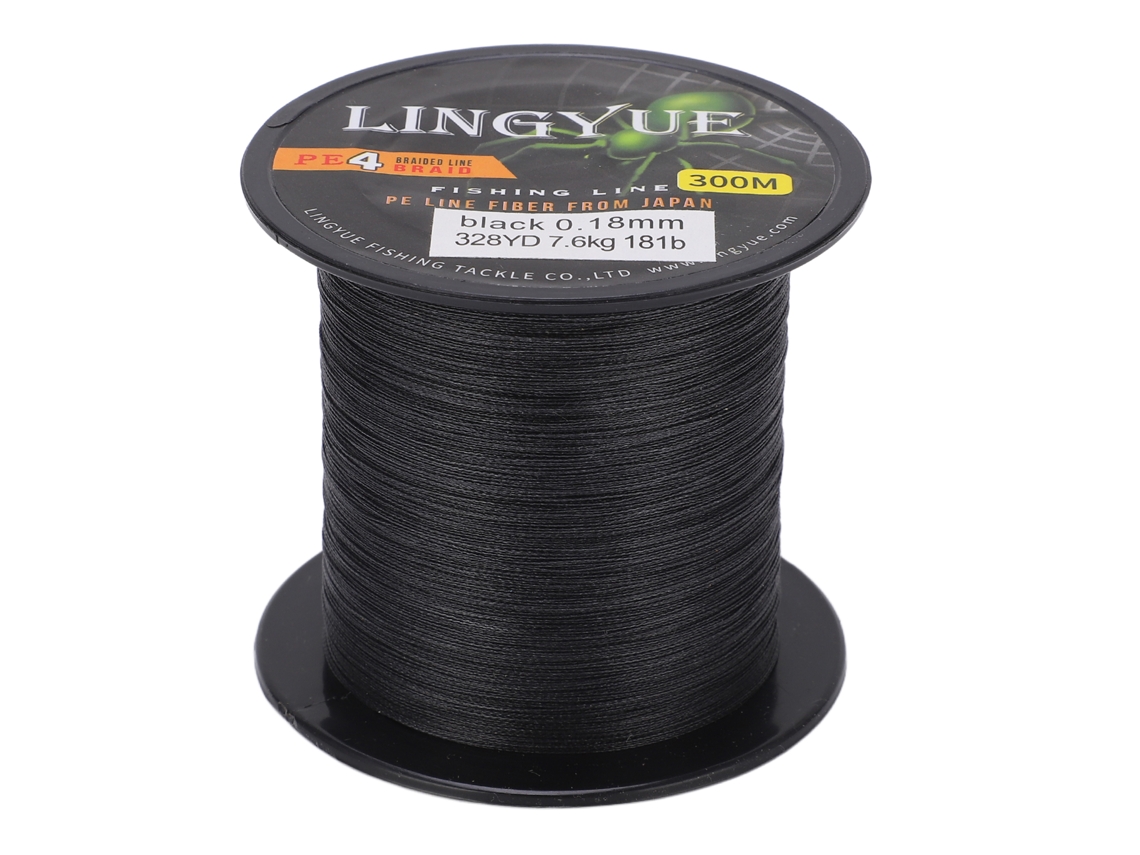 Linha de Pesca Trançada Pe 1.2mm Preta 100m