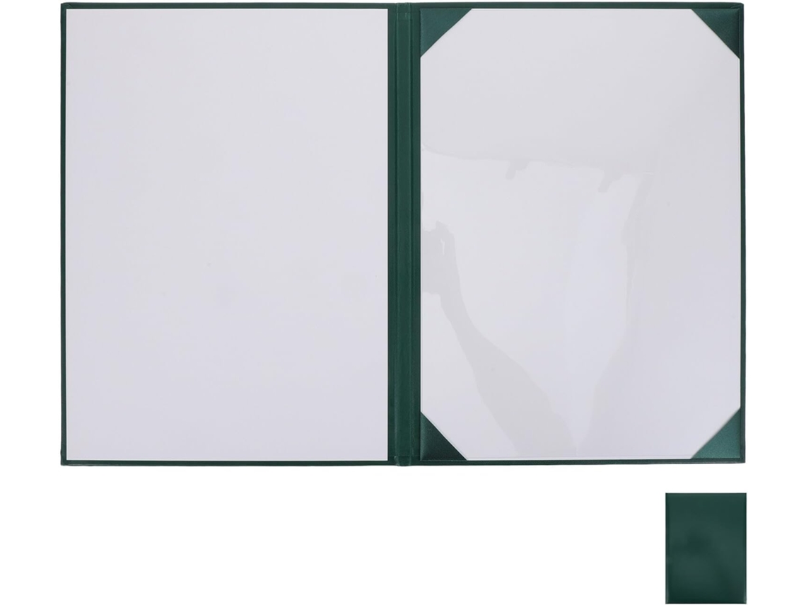 Coheali Porte-certificat Et Organization Polyvalente Format Lettre Vert Élégant Com Couverture Rigide