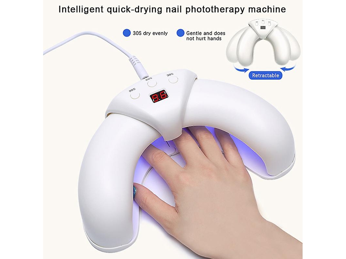 Máquina De Fototerapia Para Manicure Com Lâmpada Uv Para Unhas, Trabalho Rápido, Sem Mãos Pretas Ly Ebike