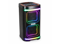 Coluna Bluetooth Portátil 60w Com Luz Rgb, Microfone E Controlo Remoto Modorwy Mf-3116 Preto