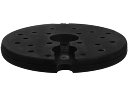 Base Ponderada Para Candeeiro De Mesa, 240 Mm De Diâmetro, 22 Mm De Espessura, Em Metal, Base Estável.