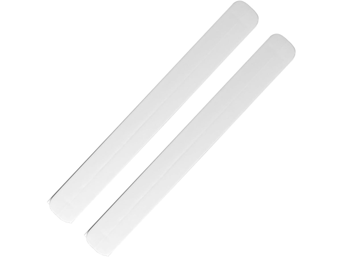 1par De Corrediças Autoadesivas Para Gavetas Guarda Roupas E Armários Cozinha, Em Material Branco Hips